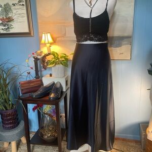 Zeagoo Black Maxi Skirt